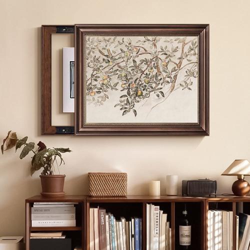 Wooden Multifunction Wall-hang Paintings durable & rotatable Wooden PC