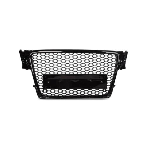 SPORT MESH RS5 STYLE HEX GRILLE GRILL BLACK Audi A4 B8 8T S4 2008-2012