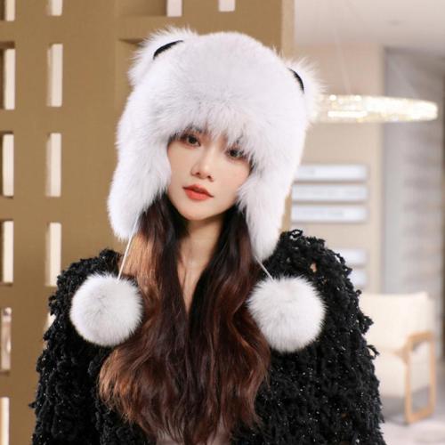 Polyester Women Ear Hat thicken & thermal PC