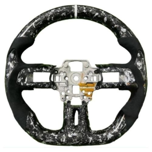 Real Forged Carbon Fiber Steering Wheel for Ford Mustang Shelby GT 2015-2023