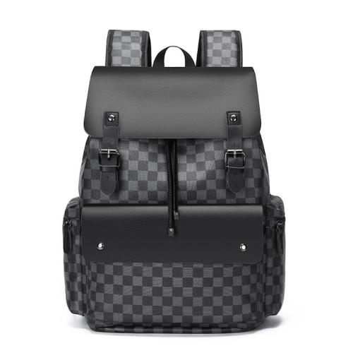 PU Leder & Polyester Rucksack, Schwarz,  Stück