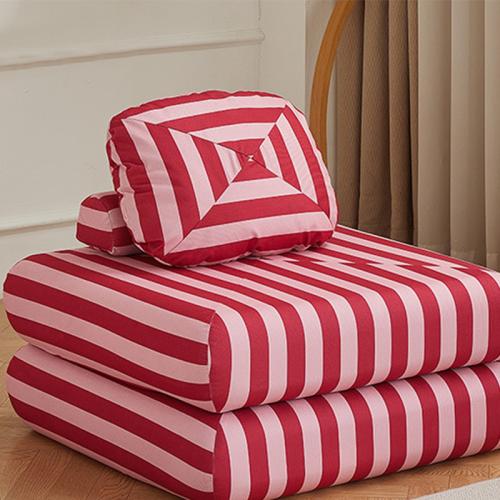 Flannelette Soft Sofa Bed striped PC