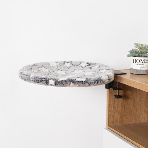 Plush adjustable & rotatable Pet Hammock hardwearing & detachable mixed colors PC