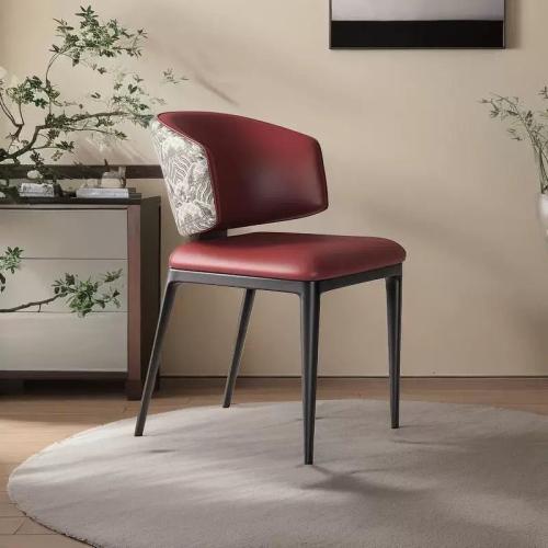 Microfiber Leather & Carbon Steel & Sponge Casual House Chair durable PC