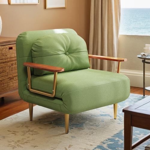 Technical Farbic & Velvet Multifunction Sofa Bed & adjustable Solid PC