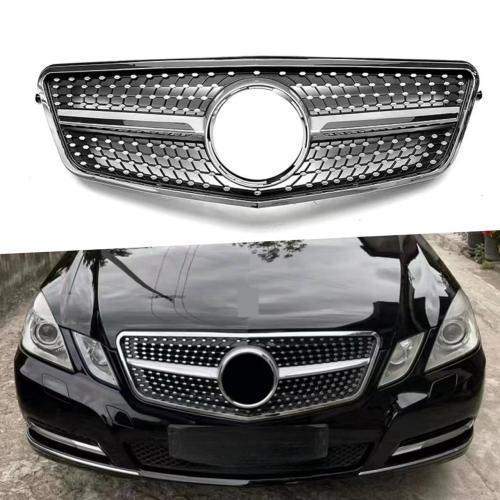 For Mercedes E-Class S212 E200 350 E250CDI Front Radiator Diamond Grille 2009-13
