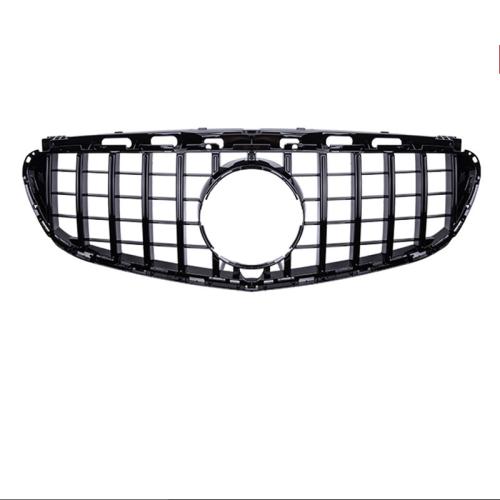 For 2014-16 Mercedes E-Class W212 Gloss Black GT Panchinana Style Front Grille