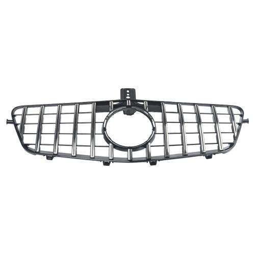 FOR MERCEDES BENZ E-CLASS W212 09-2013 FRONT GRILLE CHROME PANchinaNA GT STYLE