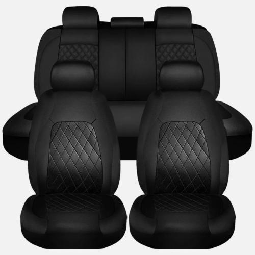 For Toyota Auto Car Seat Cover Full Set Leather  Front Rear Protector