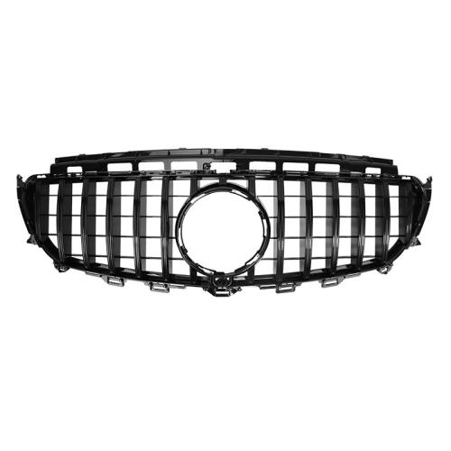 FOR MERCEDES E CLASS W213 C238 FRONT GRILLE GRILL for GT R STYLE SILVER CHROME 16-20