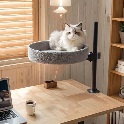 Cloth & Metal & Wood rotatable & Multifunction Pet Bed adjustable PC