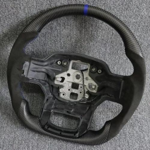 Real Carbon Fiber Steering Wheel Fits For F150 W/Heated 2022-2024