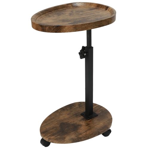 Medium Density Fiberboard & Iron adjustable Side Table durable coffee PC