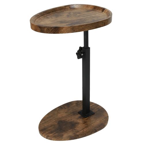Medium Density Fiberboard & Iron adjustable Side Table durable coffee PC