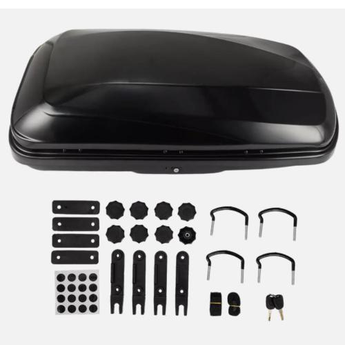 Car Roof Top Box 400 Litre Gloss Black NEW  NEXT DAY DELIVERY MAX 75KG