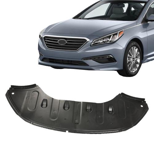 For 2015-2017 Hyundai Sonata Front Engine Splash Shield Under Cover Black