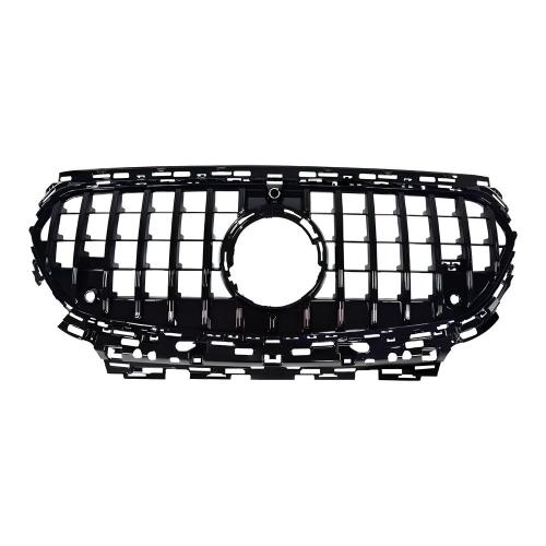 For Mercedes E Class W214 2024+ Chrome+Black Front Bumper Grill Grille GT Style