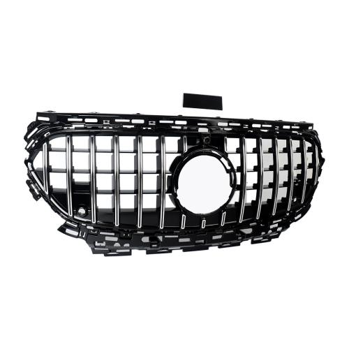 For Mercedes E Class W214 2024+ Chrome+Black Front Bumper Grill Grille GT Style