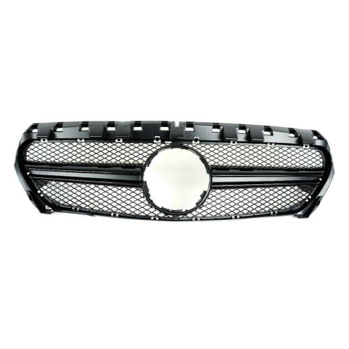 Fits For MERCEDES C-CLASS W117 C117 CLA CLA200 CLA200 GRILLE GLOSS BLACK FINISH