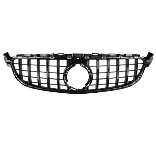 FOR MERCEDES W205 C205 A205 C63 & C63S ONLY FACELIFT FRONT GT GRILLE GLOSS BLACK