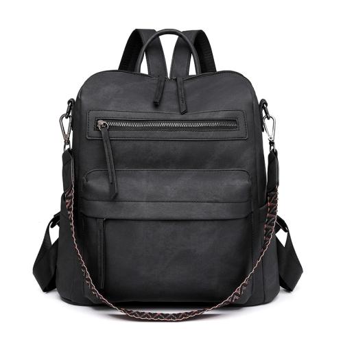 PU Leather Load Reduction Backpack large capacity PC