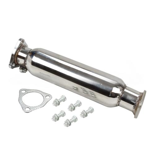 For 1988-2000 Civic JDM Polish Exhaust Stainless Steel Catback Pipe