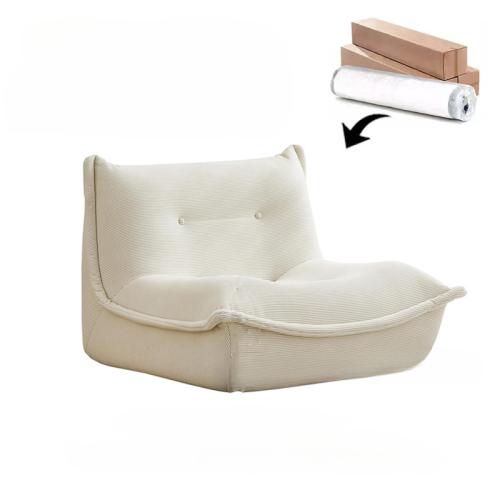 Sponge & Corduroy single & Soft Compression Sofa Solid PC