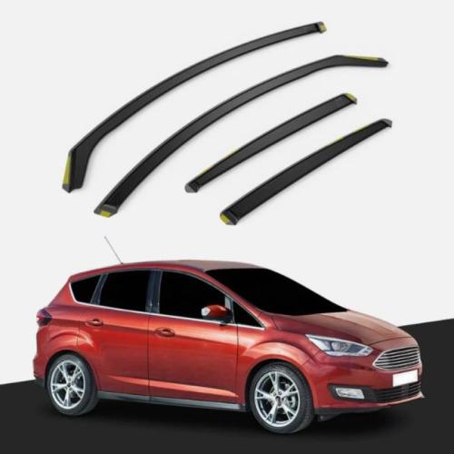 Fits For FORD C-MAX MK2 2011-2020  MPV Wind Rain Deflectors