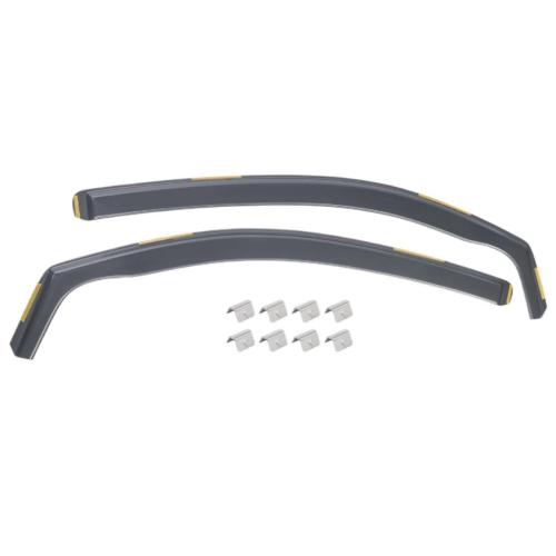 Wind Deflectors FOR FIAT 500 Fiat ABARTH   2pc Tinted + Clips