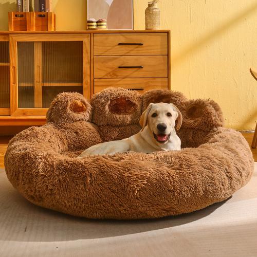 Plush & Polyester Soft Pet Bed & thermal PC