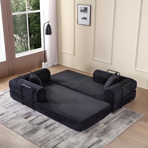 Sponge & Corduroy foldable Compression Sofa PC