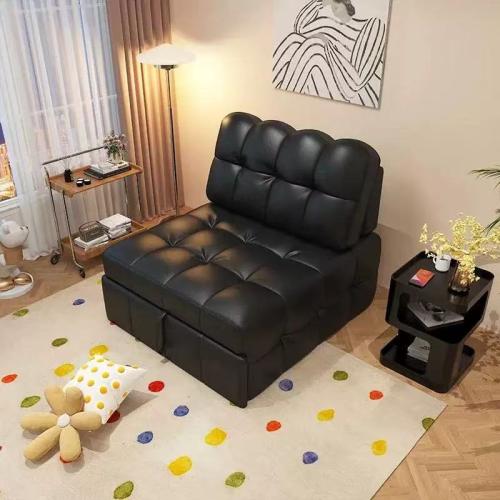 Scratch-Resistant Fabric & Sponge & Berber Fleece Sofa Bed Carbon Steel Solid PC