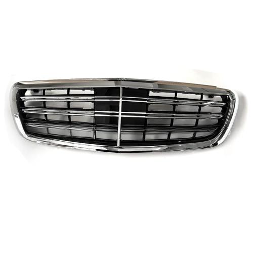 Chrome Front Bumper Grill For Mercedes Benz S-Class W222 2014-2020