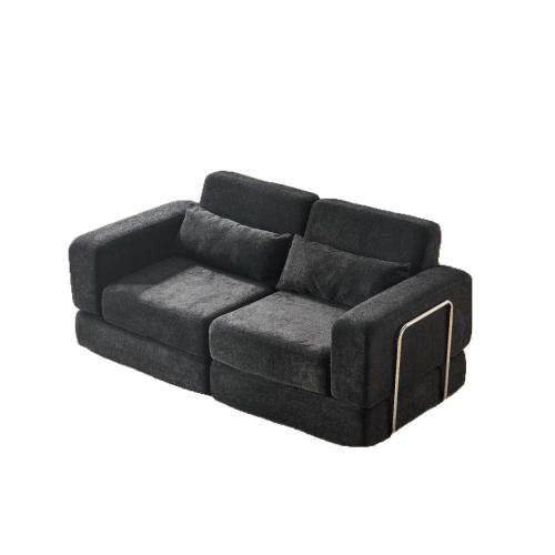 Chenille & Sponge foldable Compression Sofa hardwearing PC