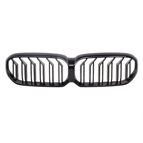 For BMW 5 Series G30 G31 Touring Kidneys Grill GLOSS BLACK Double Bar