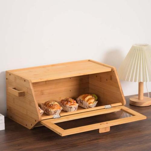 Moso Bamboo dampproof Food Storage Container Box dustproof Solid PC