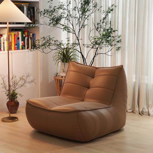 Scratch-Resistant Fabric Lazy Sofa Solid PC