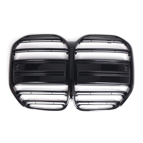 For BMW 4 Series G22 G23 430i M440i 2021-2024 CLS Style Gloss Black Front Grille