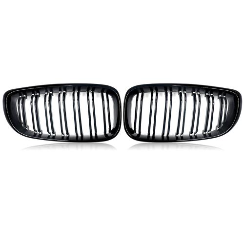 Pair Gloss Black Front Grill Kidney For BMW F34 328i 330i 335i 340i GT