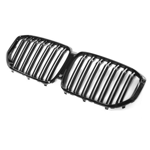 For BMW X5 G05 2019-2023 Front Kidney Grill Grille M-Performance Gloss Black