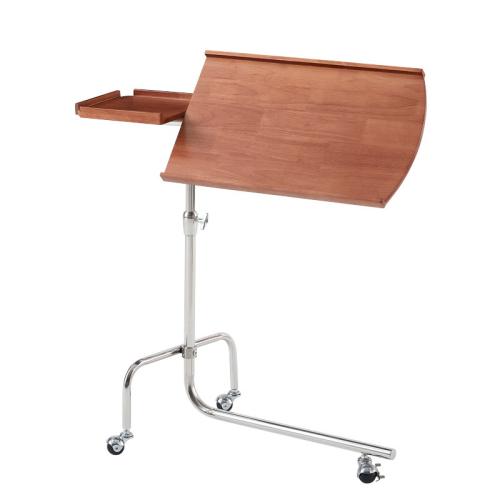 Stainless Steel & Wood adjustable & Multifunction Tea Table durable & rotatable PC