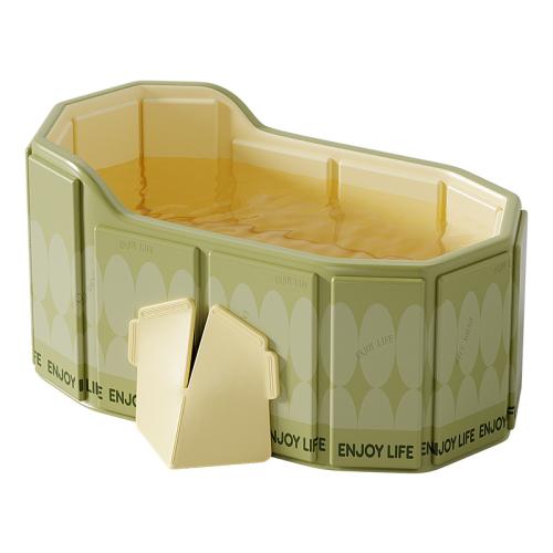 Fibra de madera de densidad media & CLORURO DE POLIVINILO Bañera plegable, más colores para elegir,  trozo