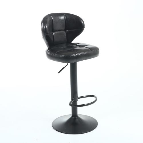Waxed Leather & Emulsion adjustable Bar Stool durable & hardwearing Solid PC
