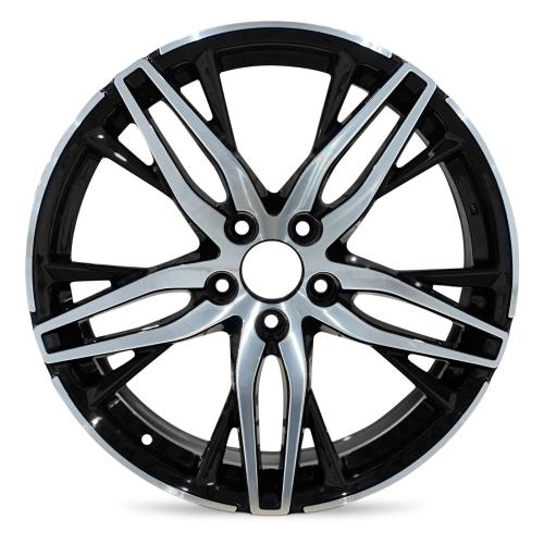 New Wheel For 2021-2022 Honda Accord 19 Inch Machined Black Alloy Rim