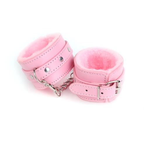 Plush & PU Leather Sexy Bandage Set Set