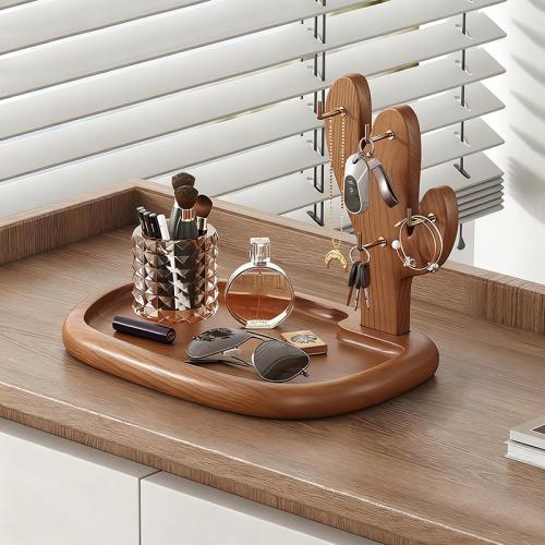 Pine Multifunction Storage Rack PC