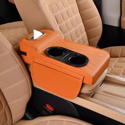 PU Leather Multifunction Vehicle Armrest PC