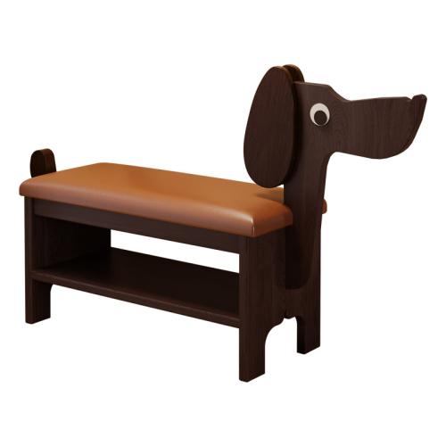 MDF Board & Pine & Sponge & PU Leather Multilayer & Multifunction Storage Stool PC