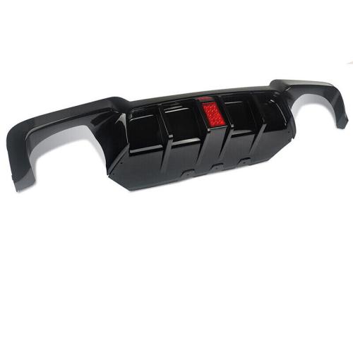 FOR BMW F10 F11 5 SERIES REAR DIFFUSER BUMPER VALANCE WITH LED M-SPORT
