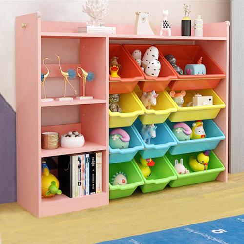 Medium Density Fiberboard Multilayer Storage Rack for children Solid PC
